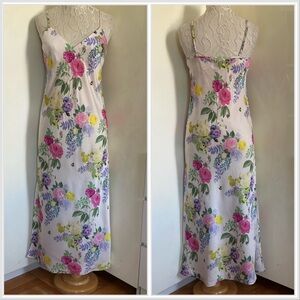 Primark Bridgerton Floral Slip Maxi Dress Size S